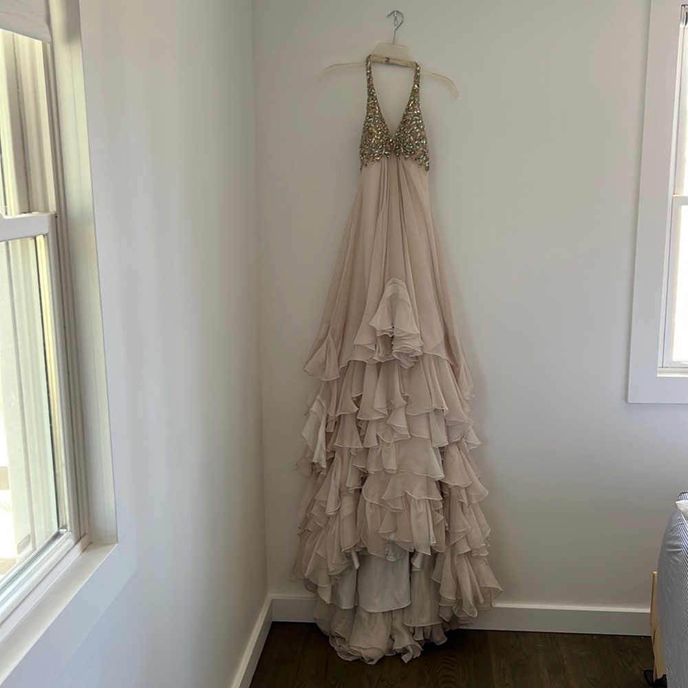 Mac Duggal Couture Gown - Cream Size 6